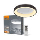 Люстра стельова LED VIDEX EDGE-RC-72W-BLACK (VLE-ERC-72B)