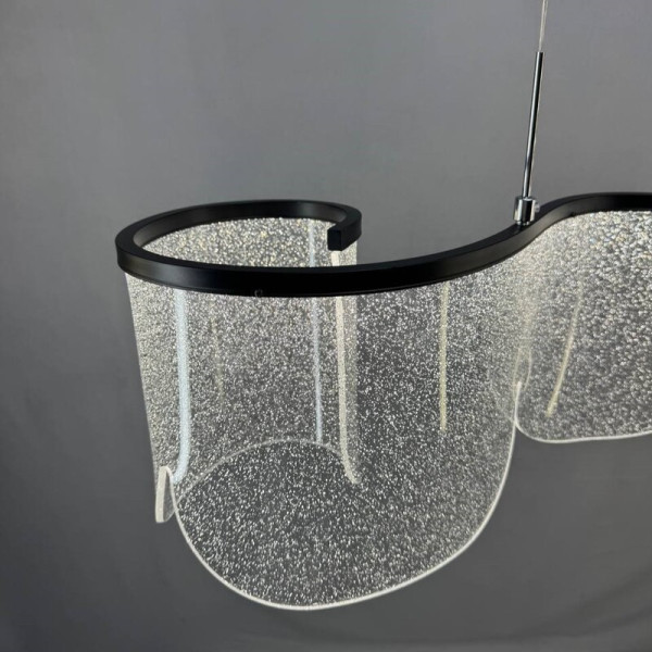 Підвісна подовжена люстра LED LD75246-1.2-BK