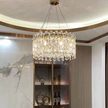 Люстра кришталева 2621/600 Золото