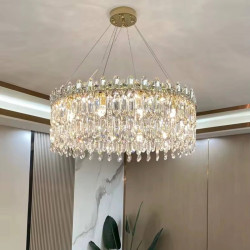 Люстра кришталева 2621/800 Золото
