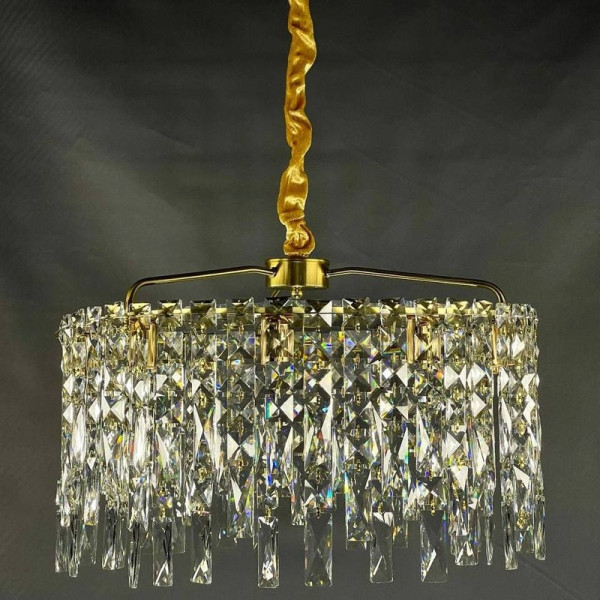 Люстра кришталева 5408/600 Золото
