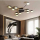 Люстра стельова LED 2193/10 Чорна