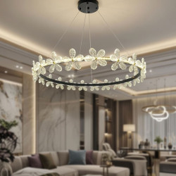 Люстра підвісна LED 2300/800 Чорна