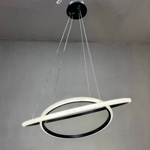 Люстра підвісна LED CD4002 Чорна