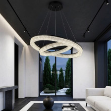 Люстра підвісна LED XL8009/40+60 Чорна