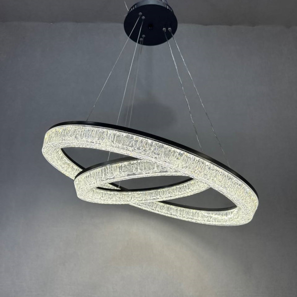 Люстра підвісна LED XL8009/40+60 Чорна