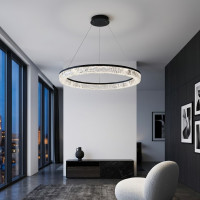 Люстра підвісна LED XL8010/600 Чорна